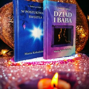5.Zestaw ksiazek terapeutycznych Podroze po Glebi W poszukiwaniu Swiatla i Dziad i Baba 80zl